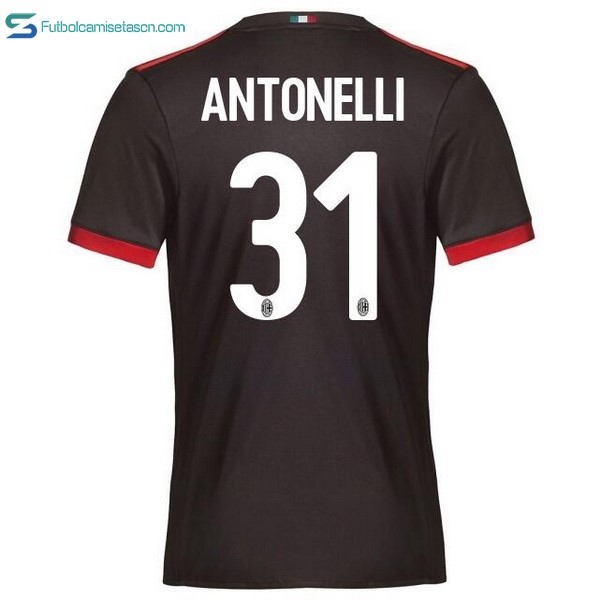 Camiseta Milan 3ª Antonelli 2017/18